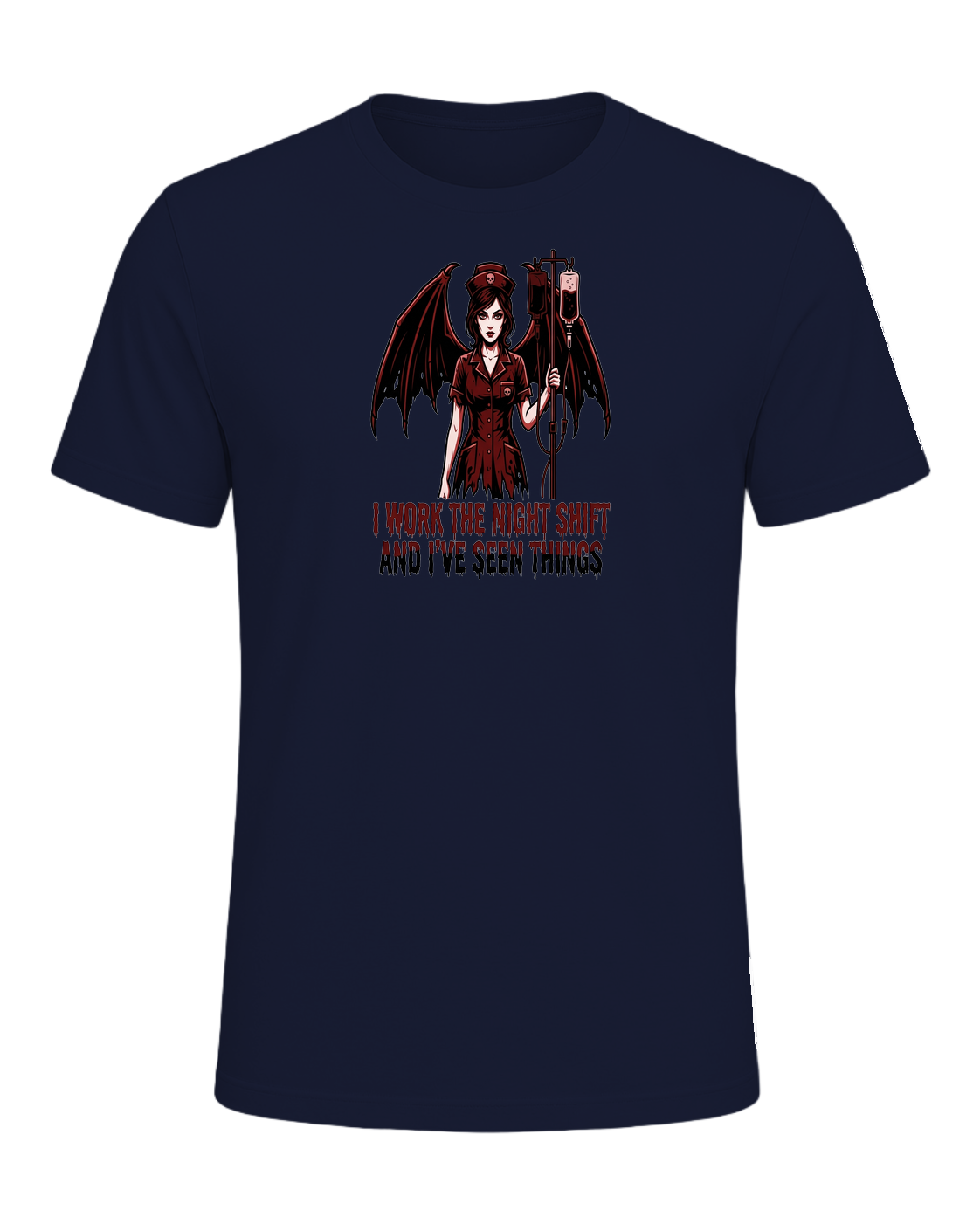Nurse Night Shift Spooky — Navy