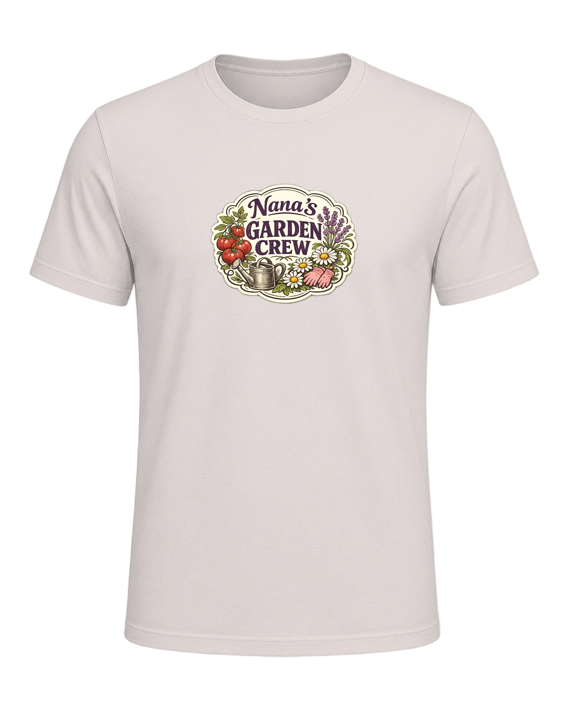 A sweet vintage garden badge tee for the Nana whose backyard is her happy place. — Heather Dust