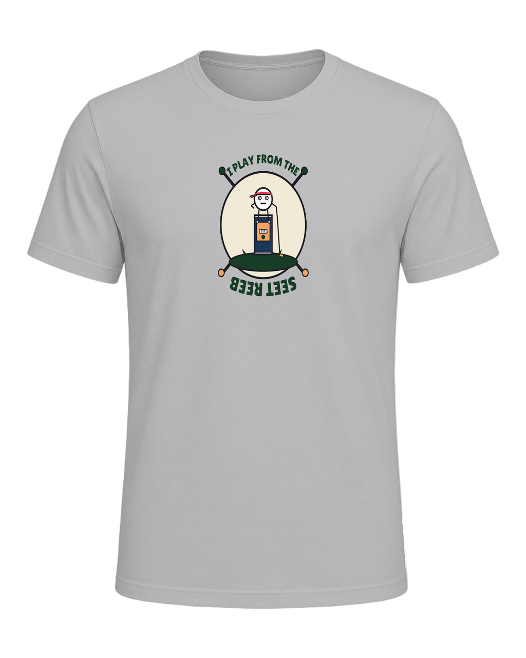 I PLAY FROM THE BEER TEES — Athletic Heather