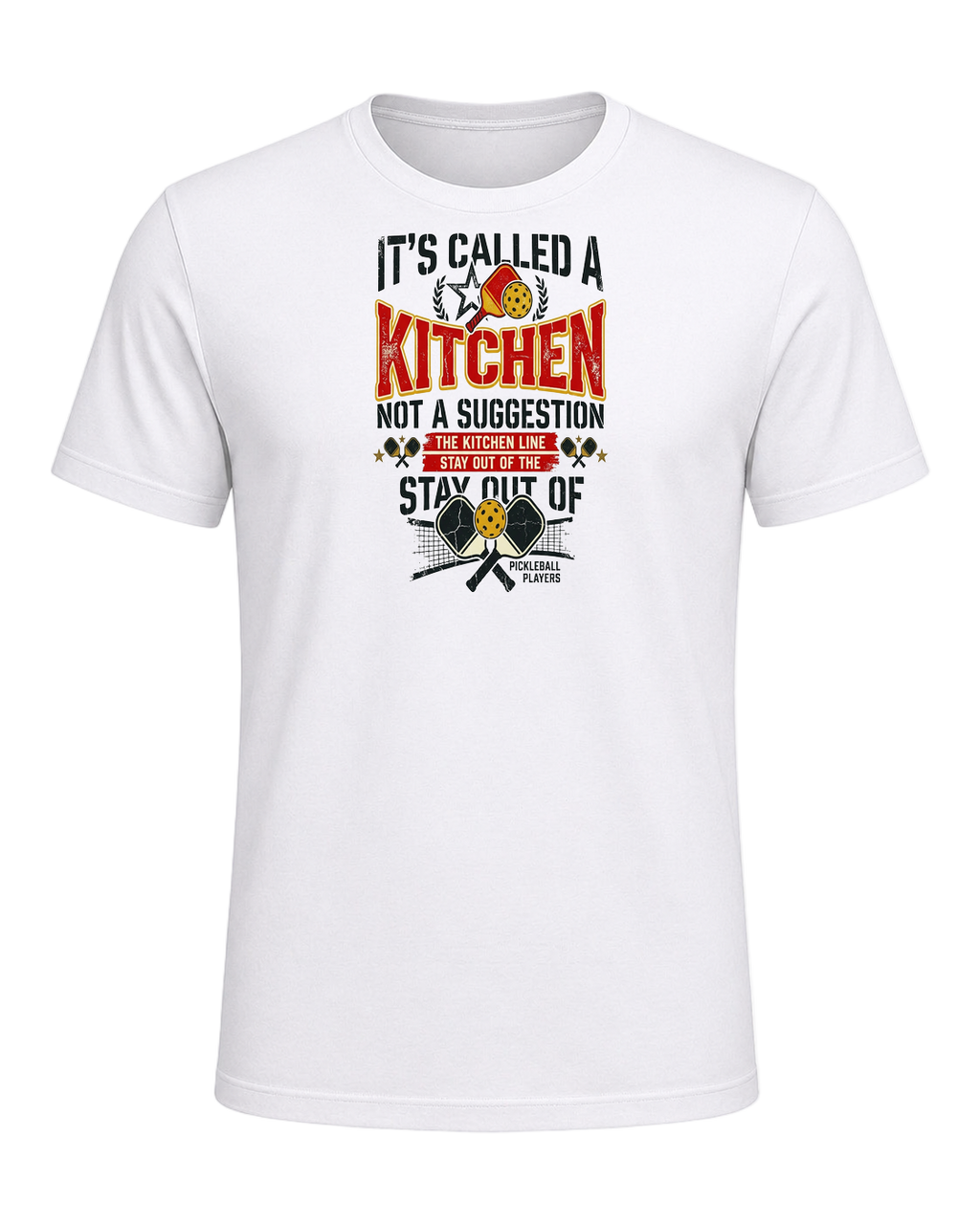 IT'S CALLED A KITCHEN, NOT A SUGGESTION — White