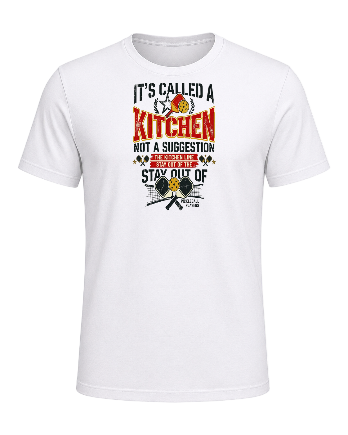IT'S CALLED A KITCHEN, NOT A SUGGESTION — White