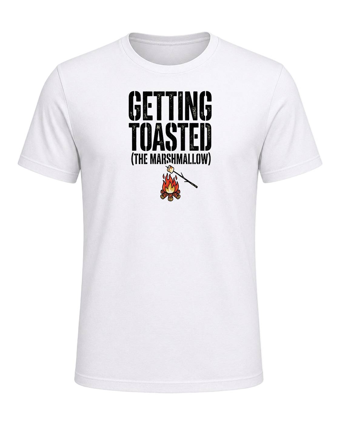 getting toasted (the marshmallow) — White