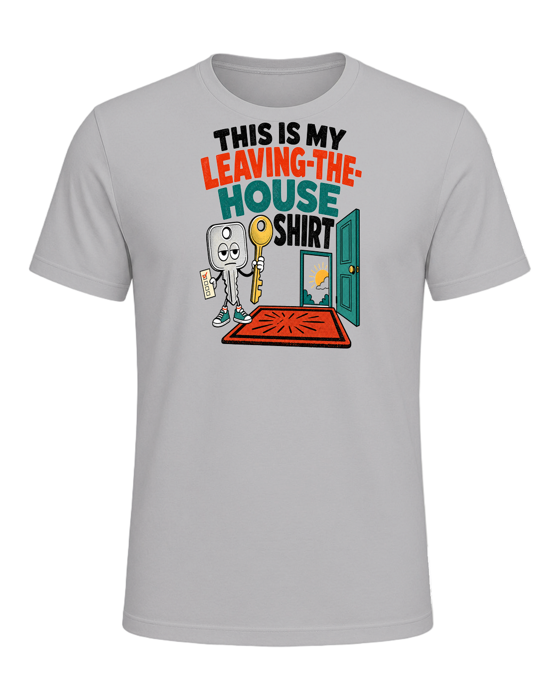 THIS IS MY LEAVING-THE-HOUSE SHIRT — Athletic Heather