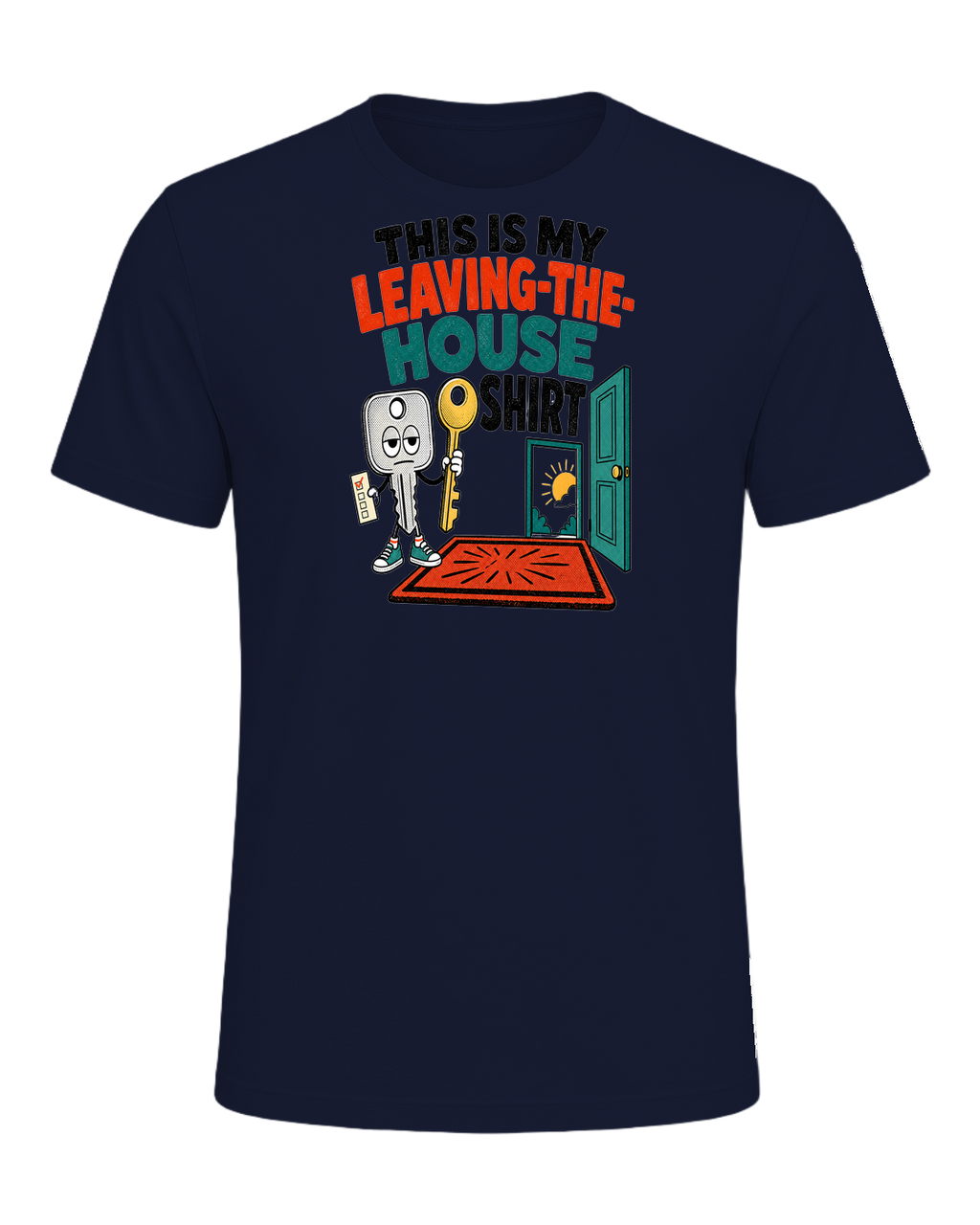 THIS IS MY LEAVING-THE-HOUSE SHIRT — Navy