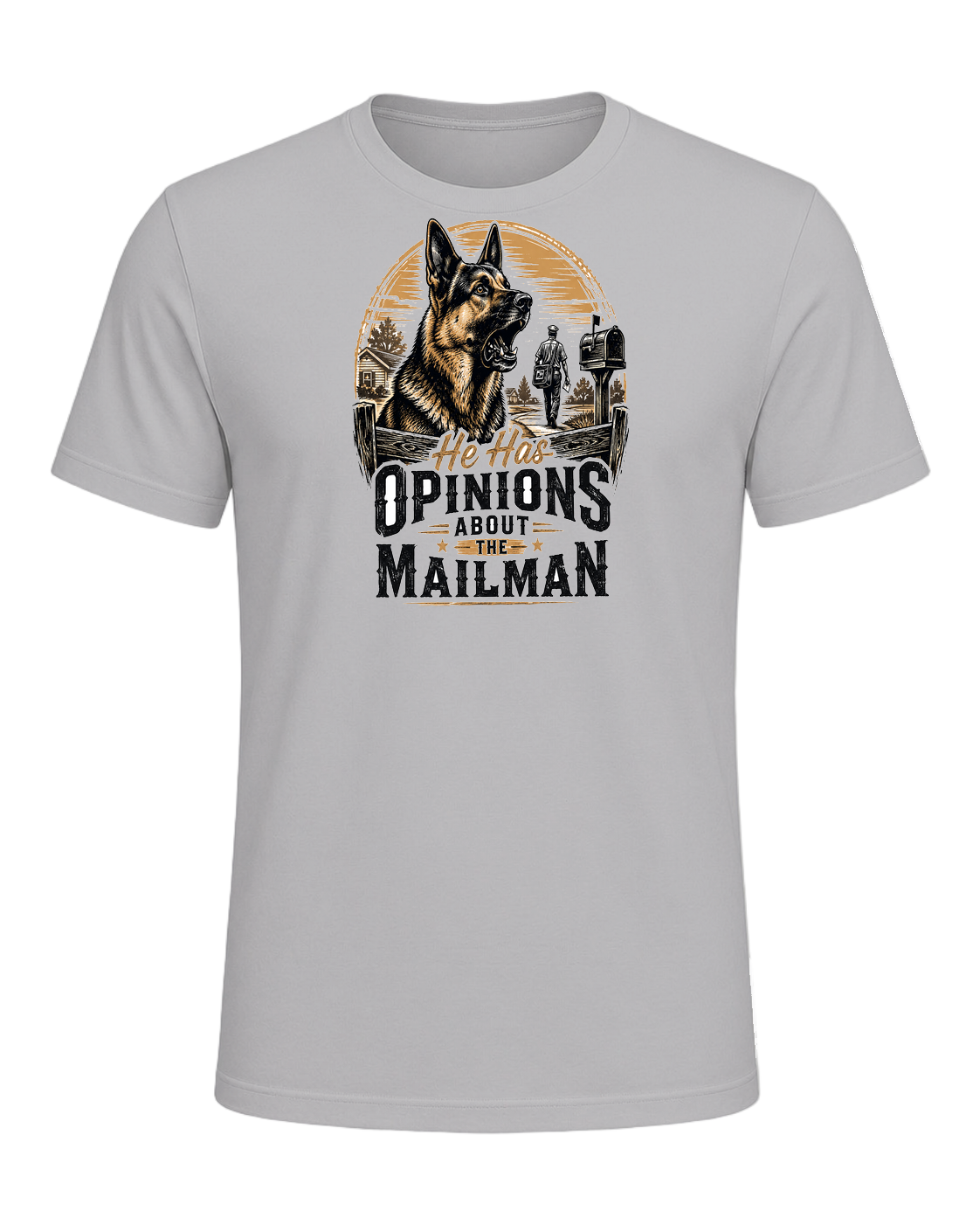 He Has Opinions About the Mailman — Athletic Heather