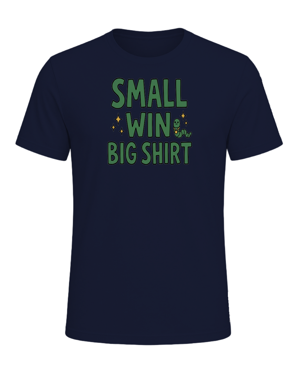 SMALL WIN BIG SHIRT — Navy