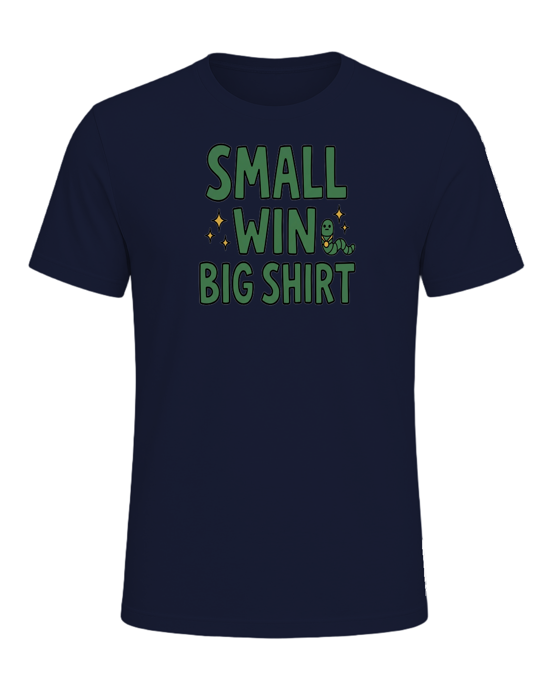 SMALL WIN BIG SHIRT — Navy