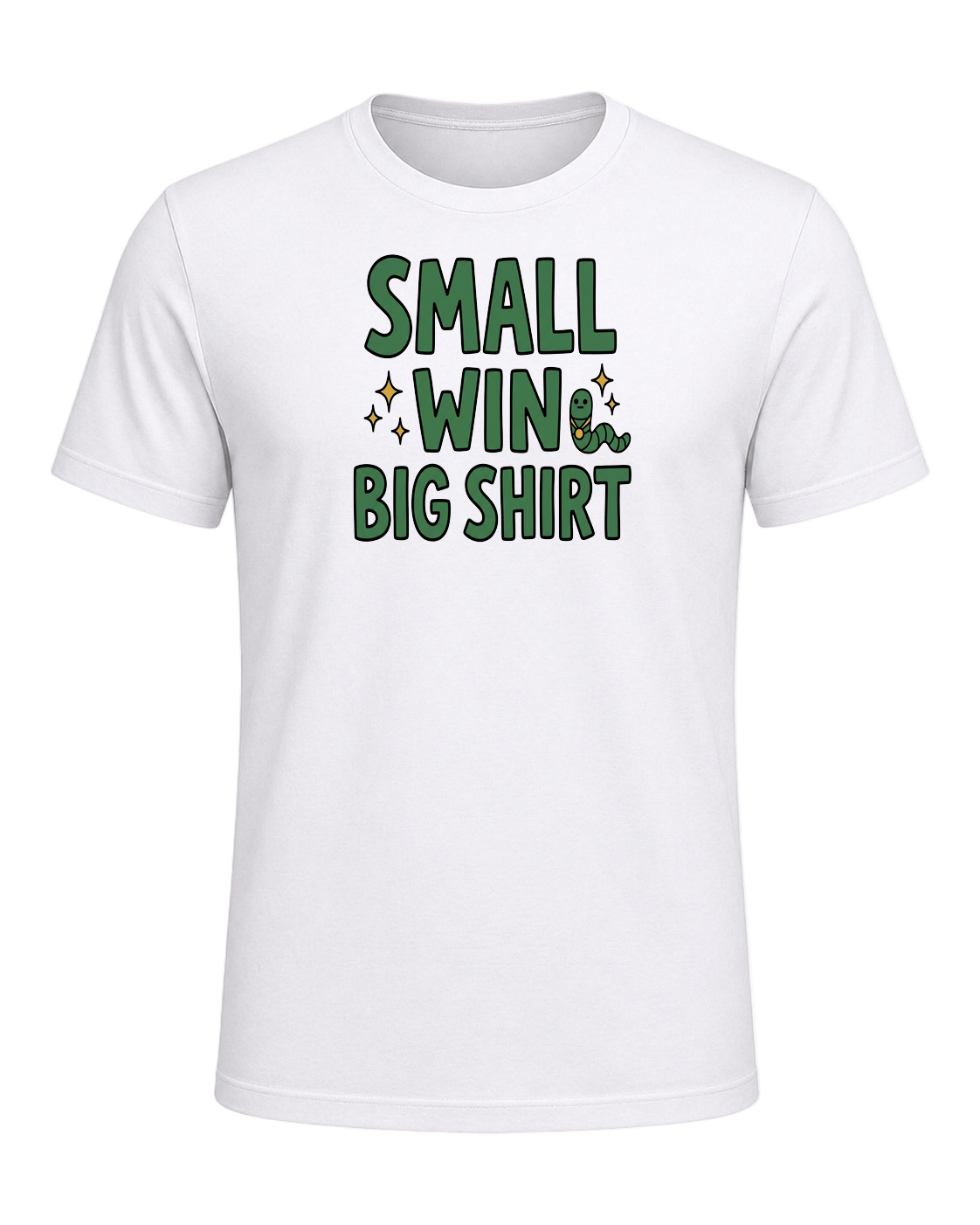 SMALL WIN BIG SHIRT — White