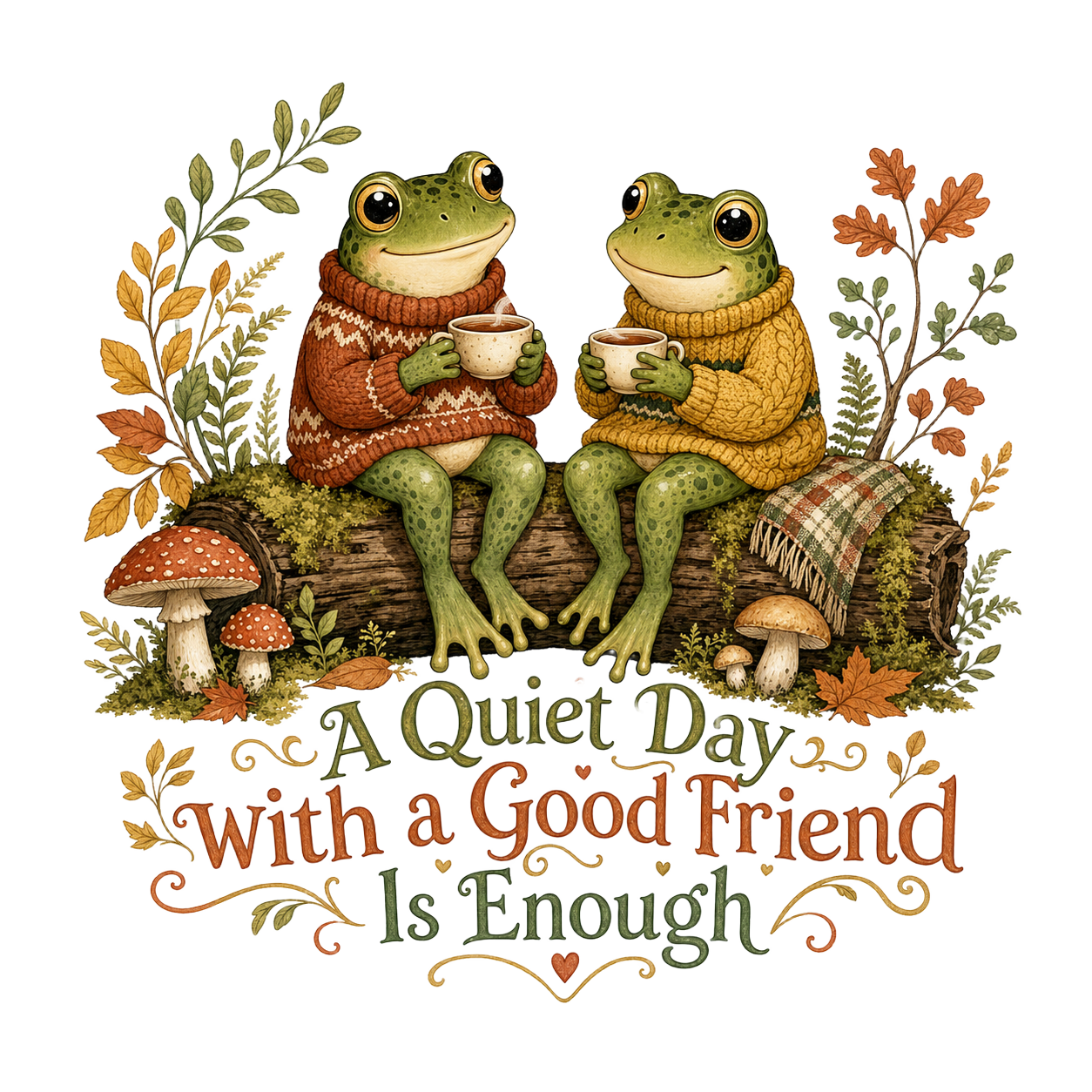 Cozy Frog Friends