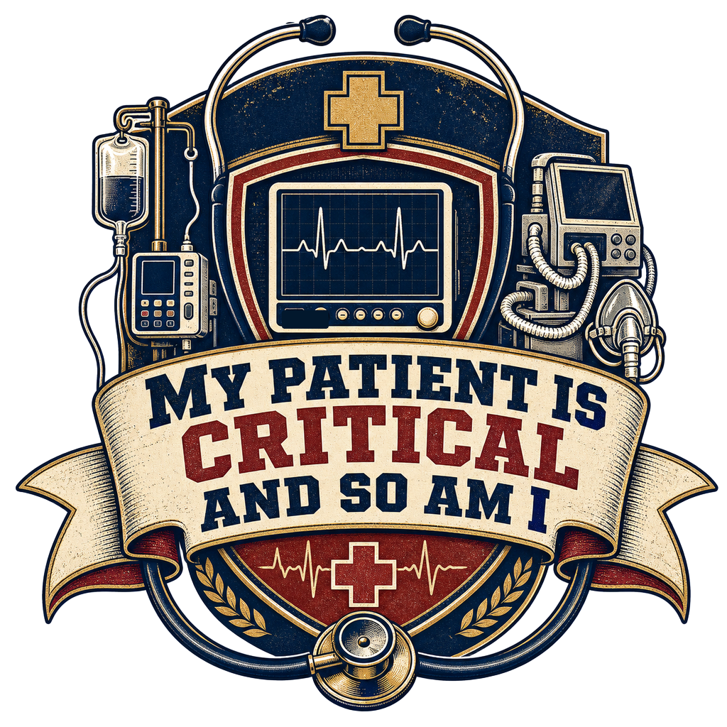 My patient is critical and so am I