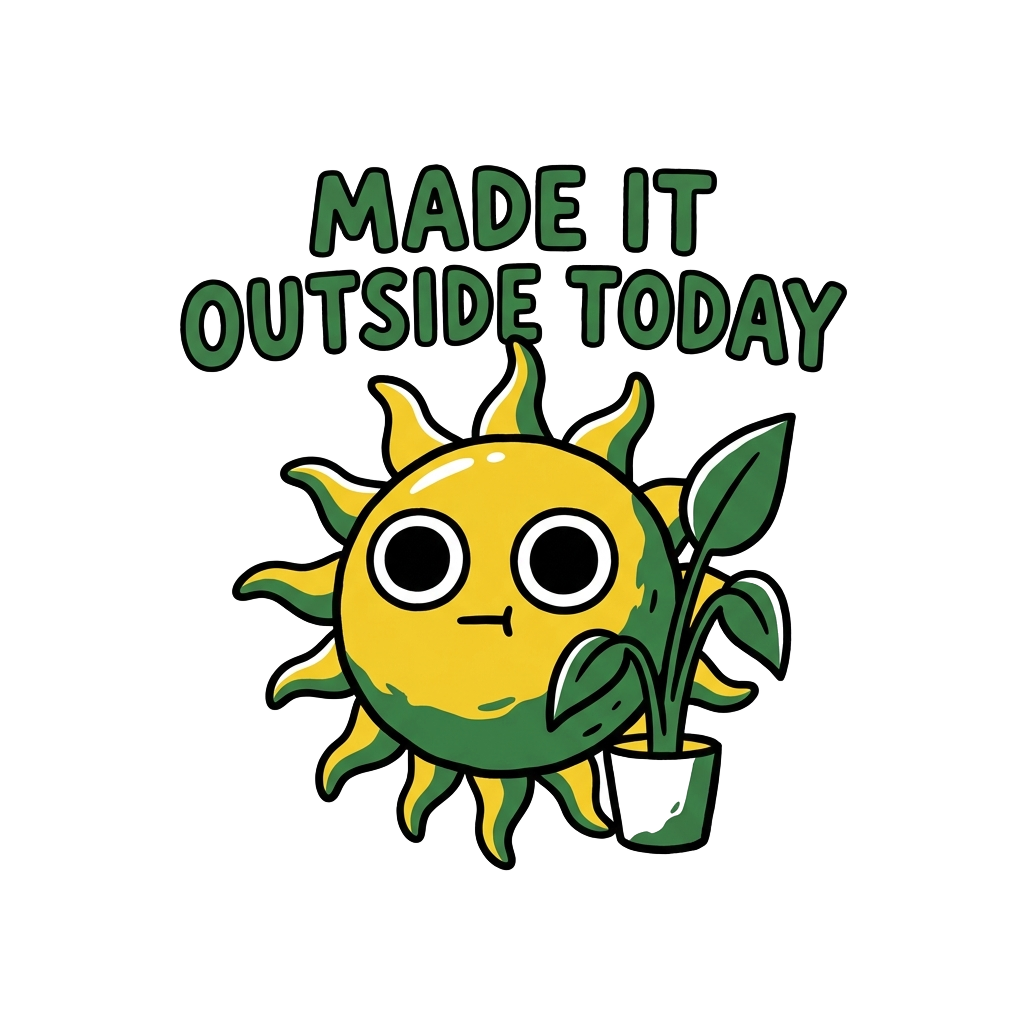 MADE IT OUTSIDE TODAY