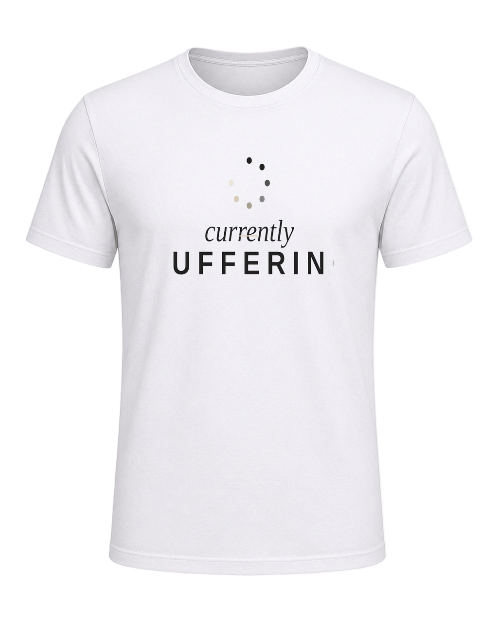 currently buffering — White