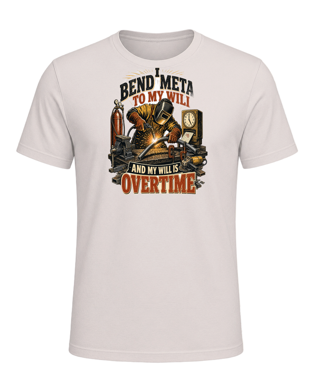 I bend metal to my will and my will is overtime — Heather Dust