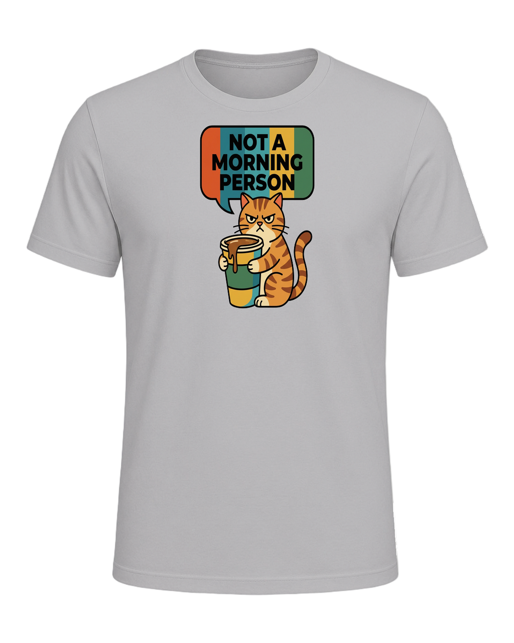 Grumpy Tabby Coffee — Athletic Heather