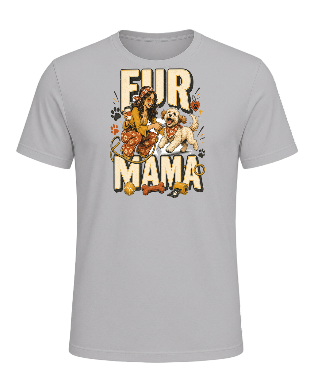 FUR MAMA — Athletic Heather