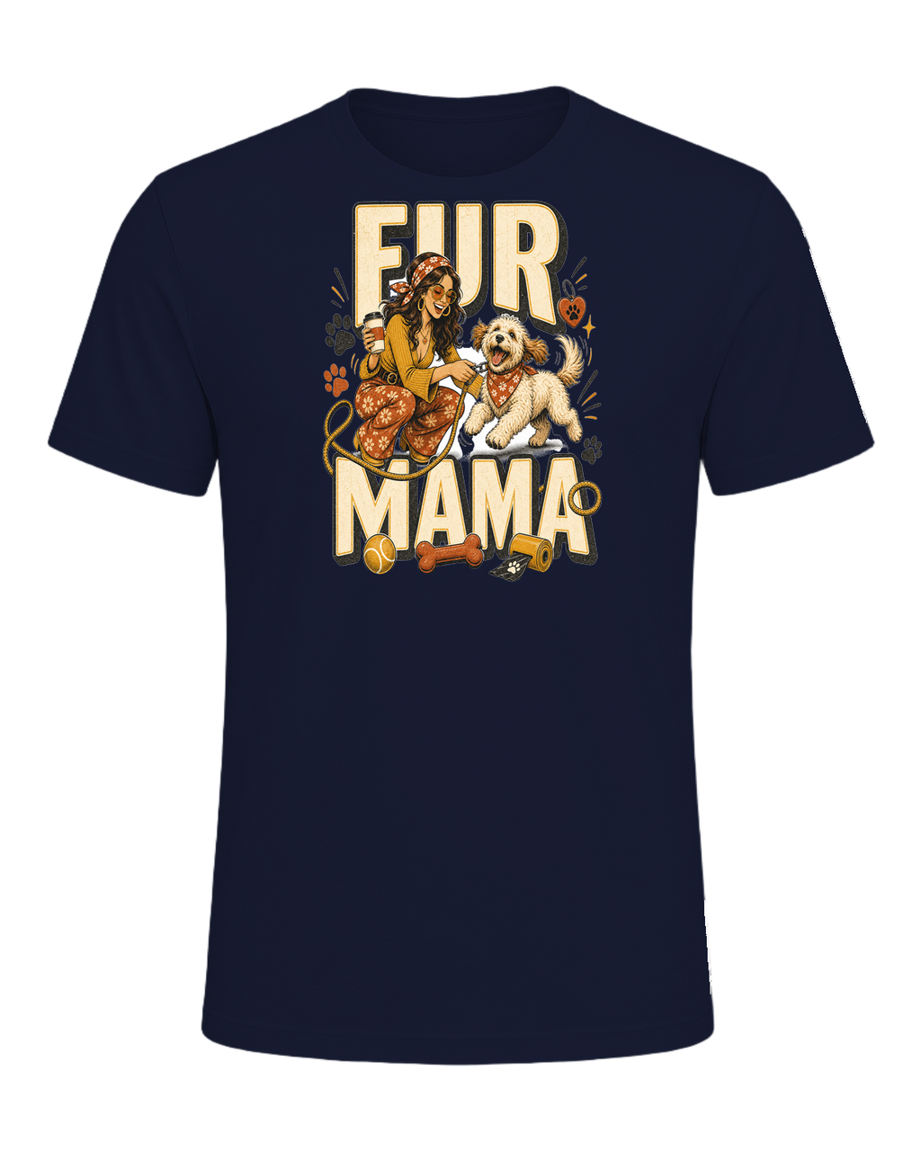 FUR MAMA — Navy