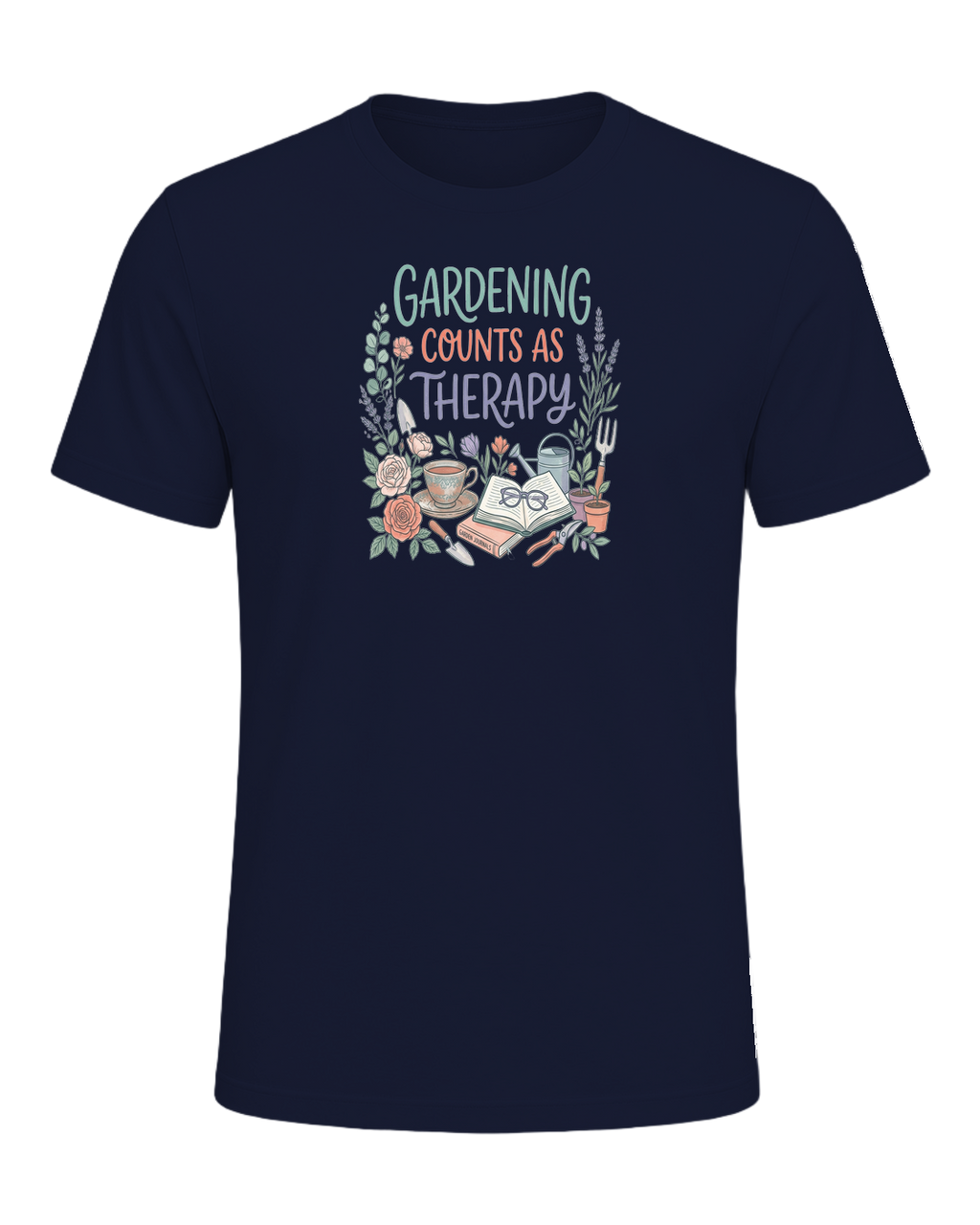 GARDENING COUNTS AS THERAPY — Navy