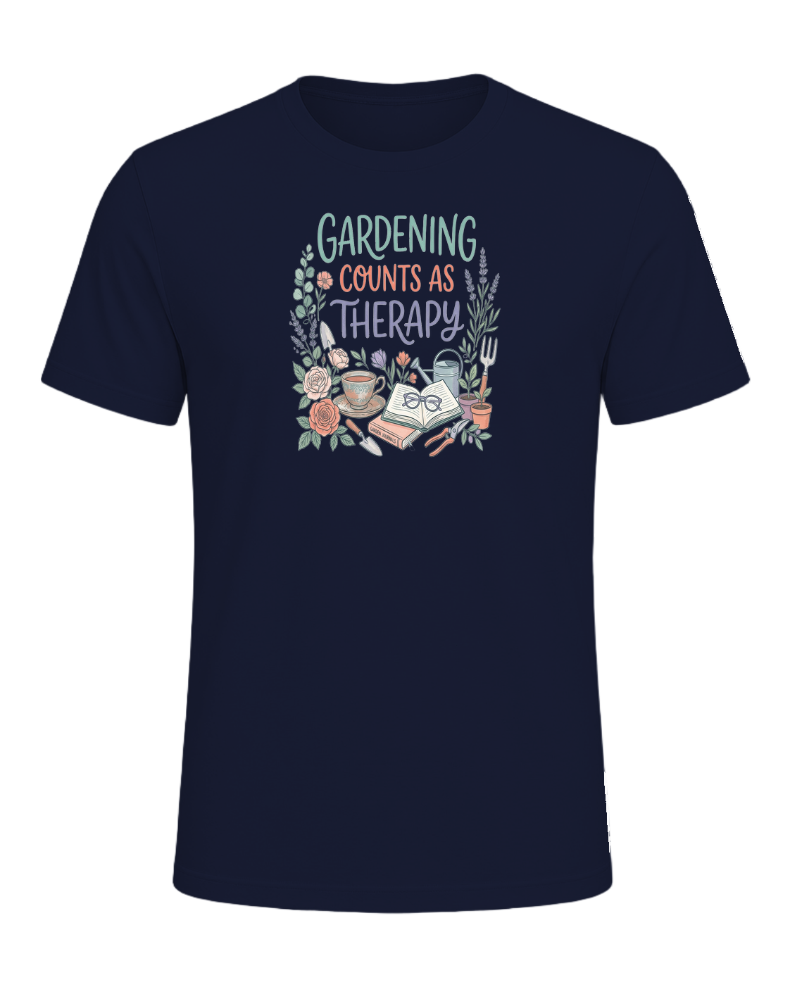 GARDENING COUNTS AS THERAPY — Navy