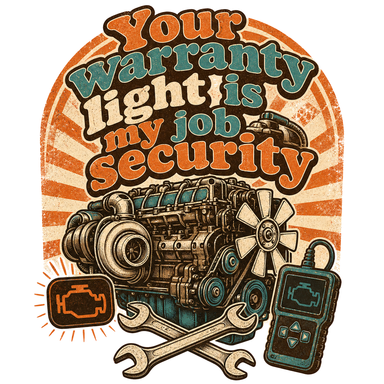 Your warranty light is my job security