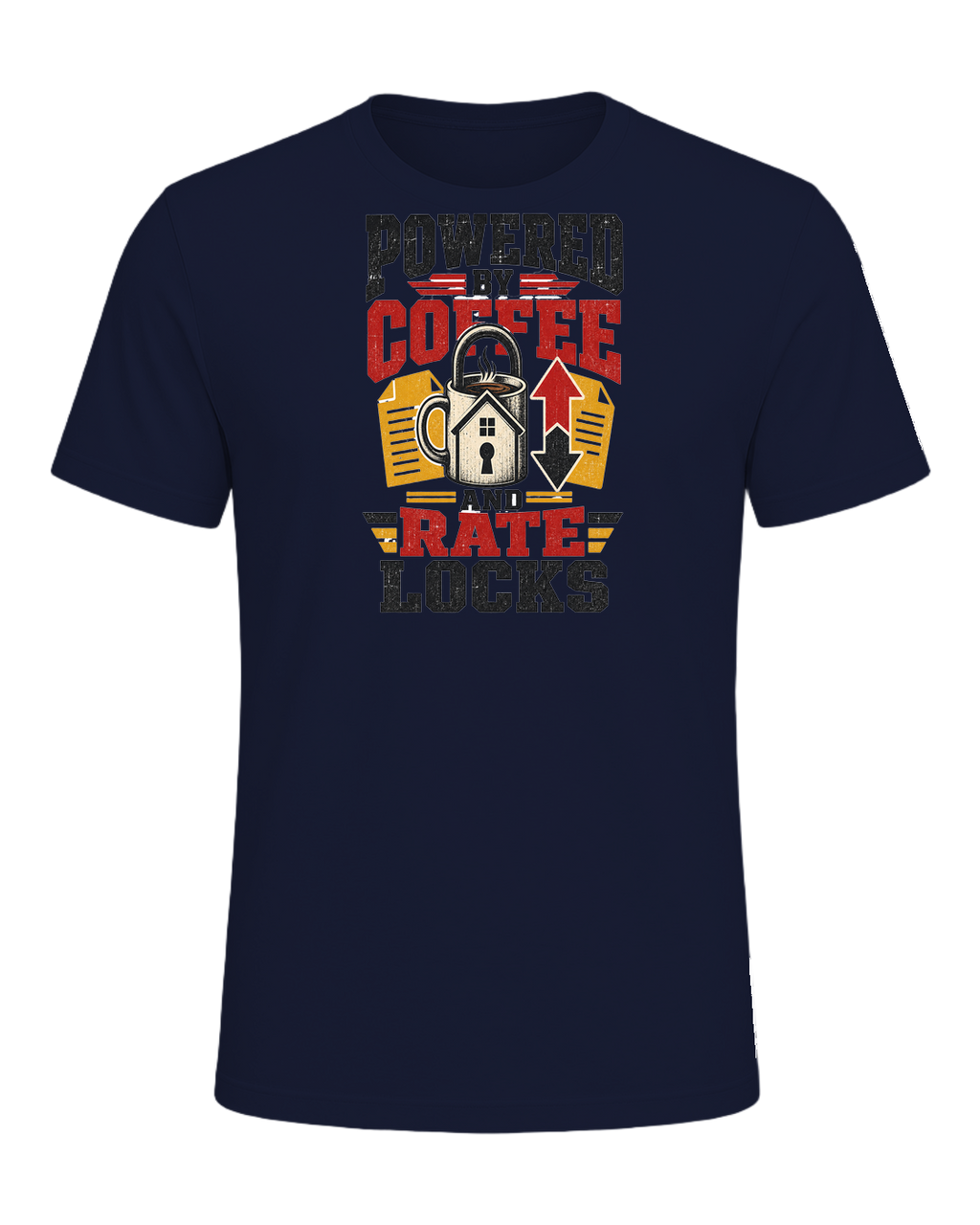 POWERED BY COFFEE AND RATE LOCKS — Navy
