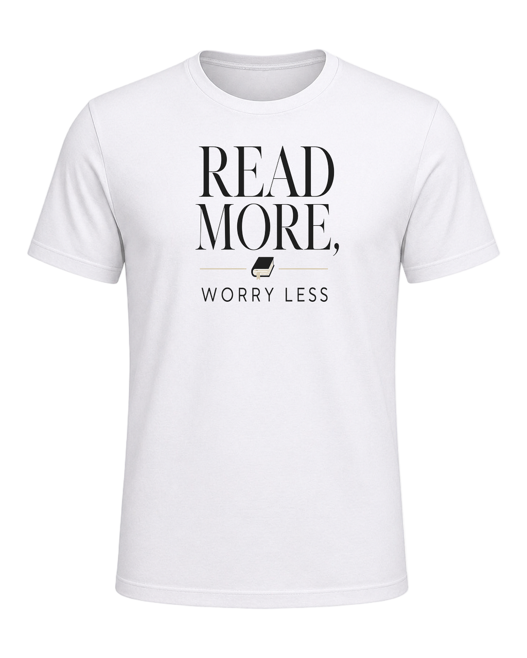 READ MORE, WORRY LESS — White