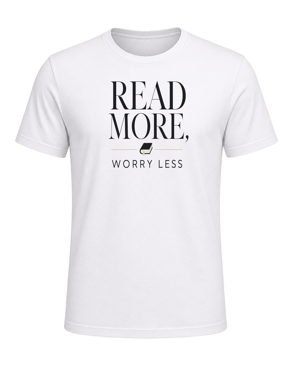 READ MORE, WORRY LESS — White