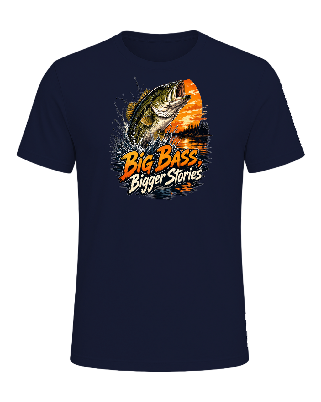 Bass Fishing Obsessed — Navy