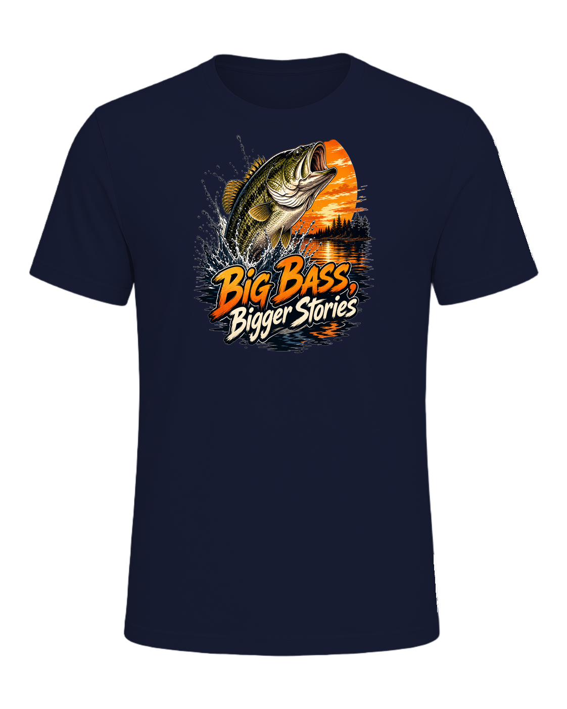 Bass Fishing Obsessed — Navy