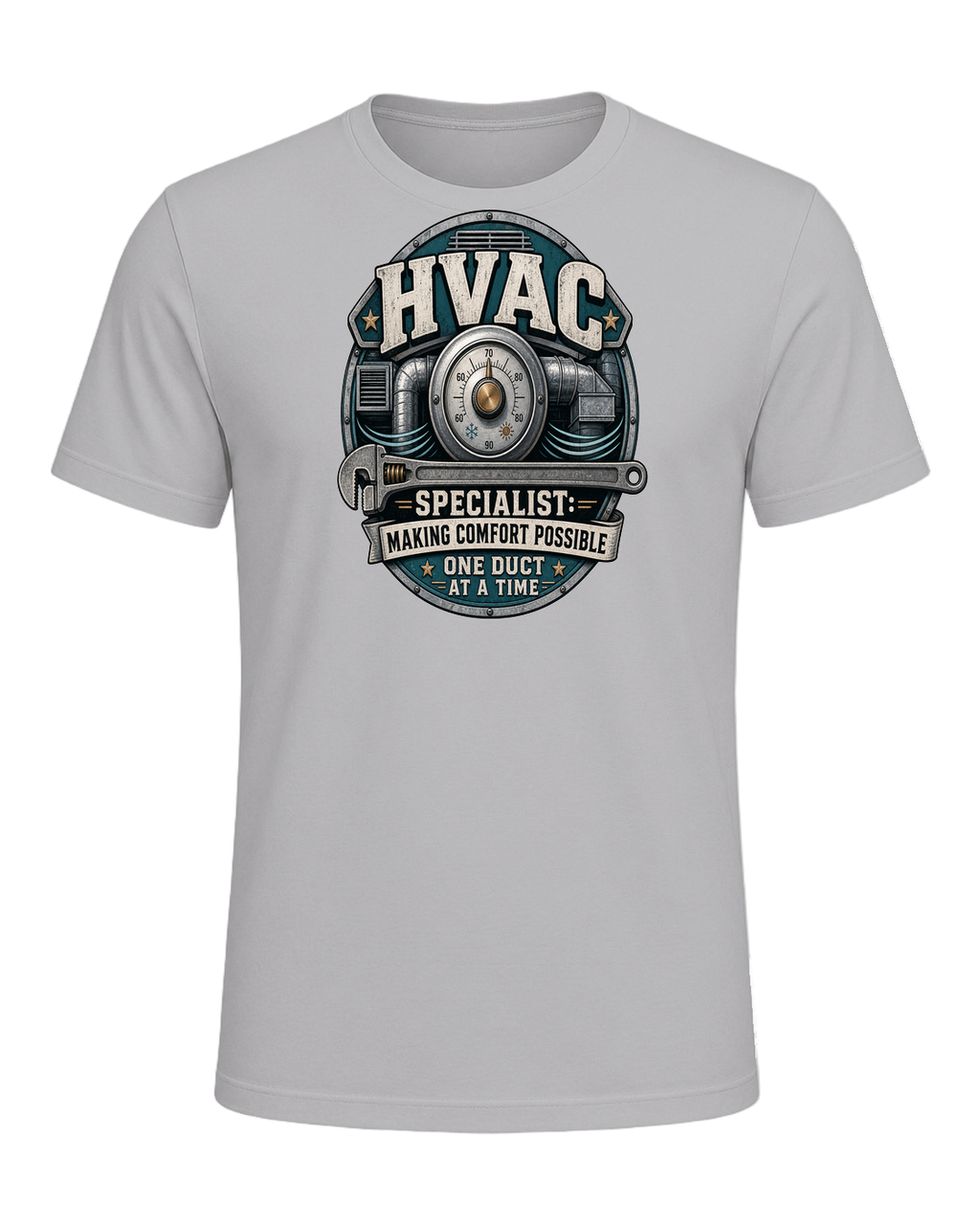 HVAC Technician — Athletic Heather