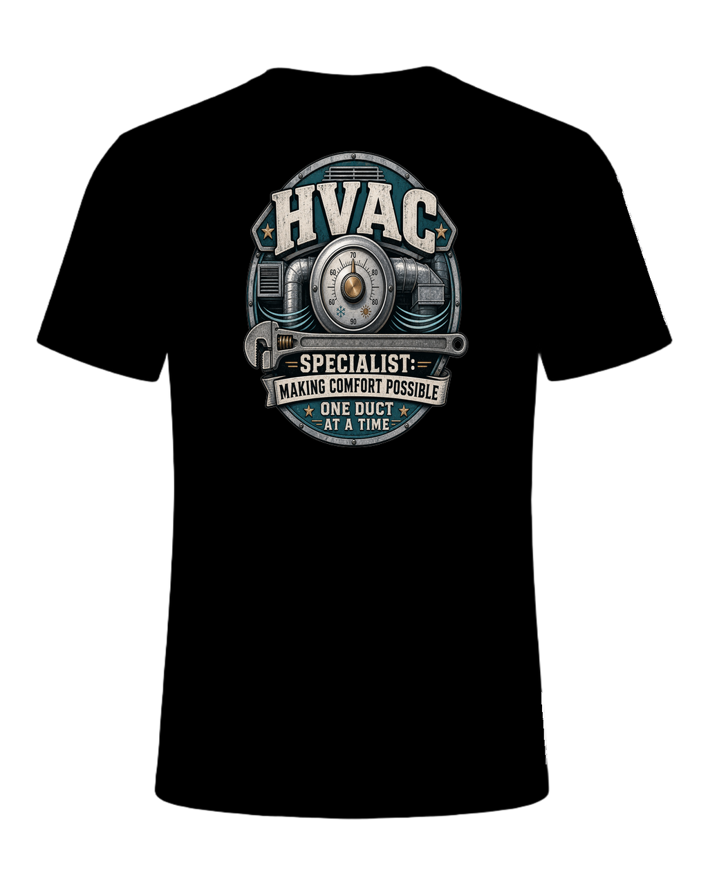 HVAC Technician — Black