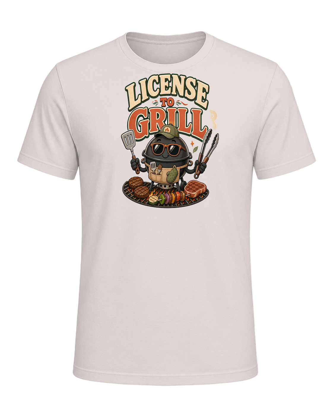 LICENSE TO GRILL — Heather Dust