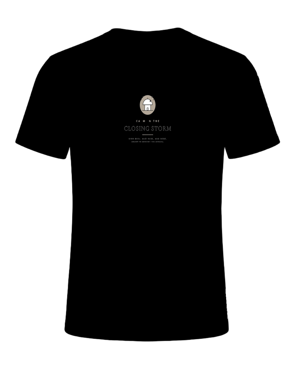 CALM IN THE CLOSING STORM — Black