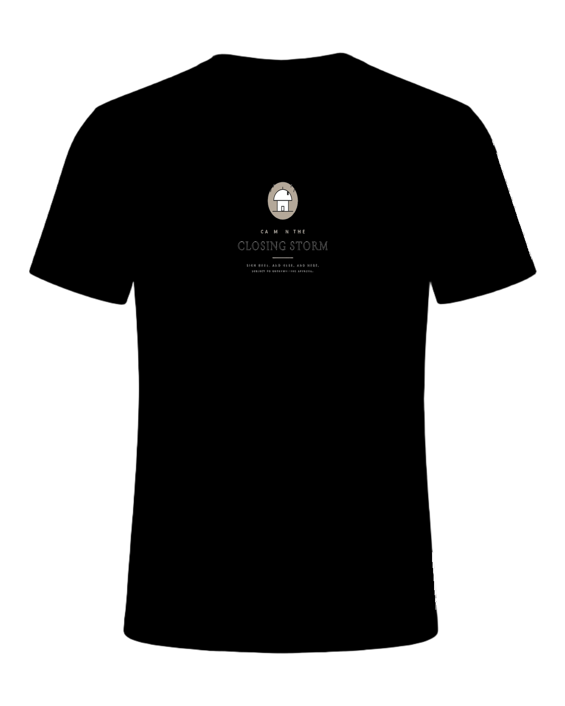 CALM IN THE CLOSING STORM — Black