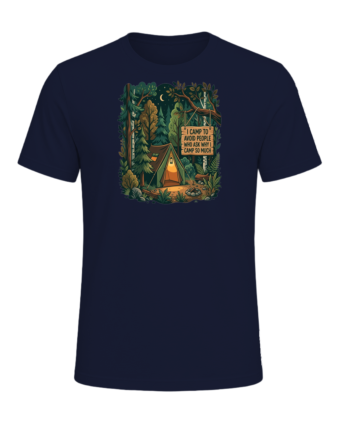 Camping Introvert — Navy