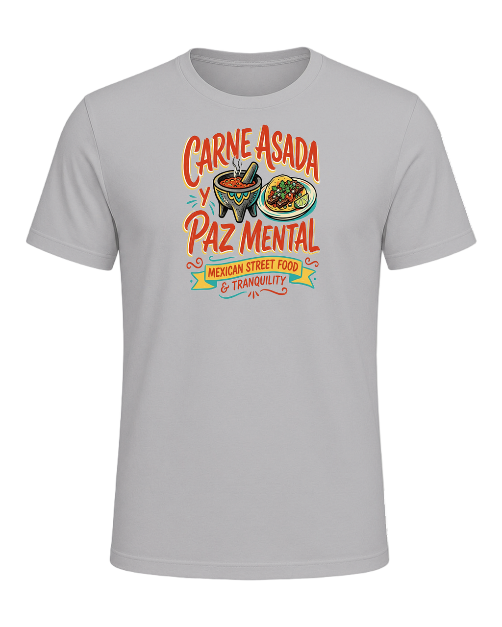 CARNE ASADA Y PAZ MENTAL — Athletic Heather