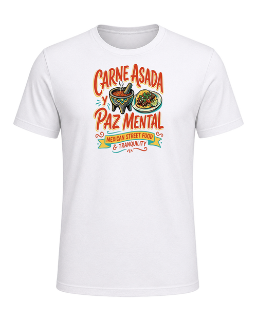 CARNE ASADA Y PAZ MENTAL — White