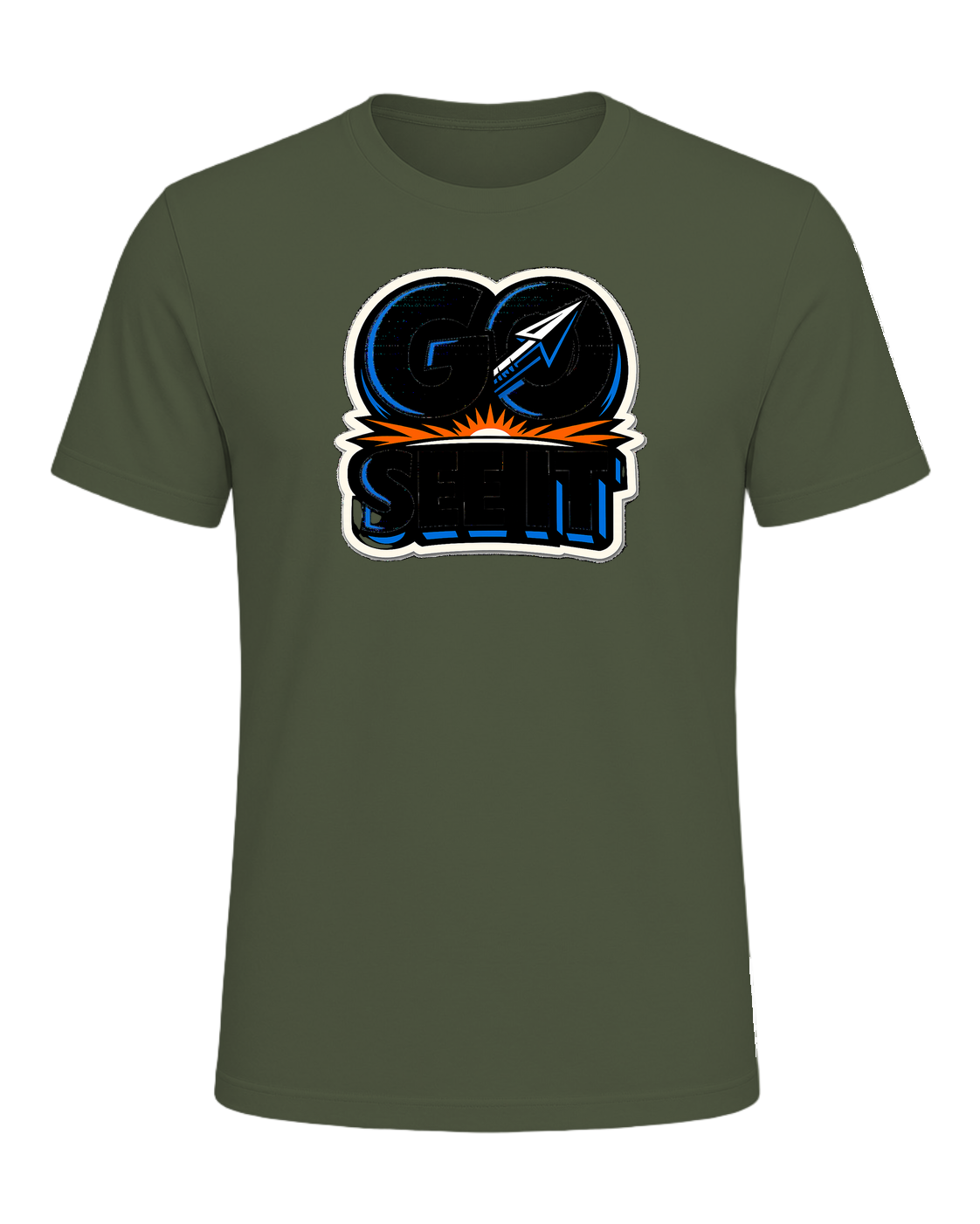 Go See It Tee — Military Green