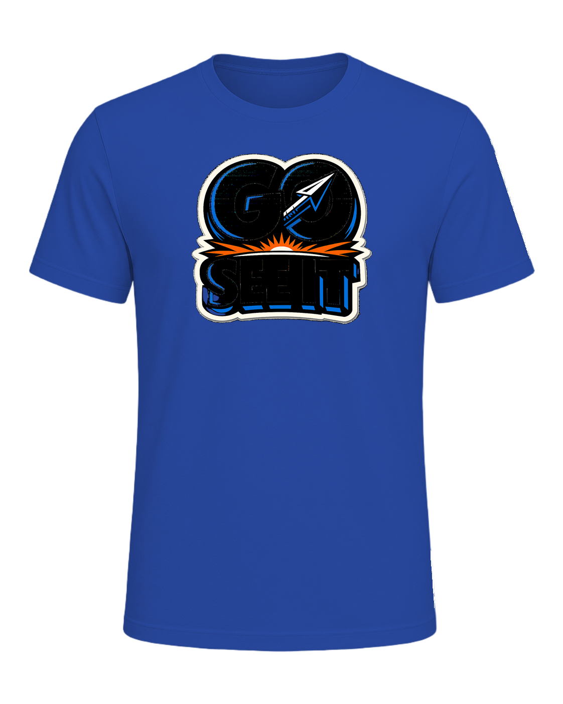 Go See It Tee — True Royal