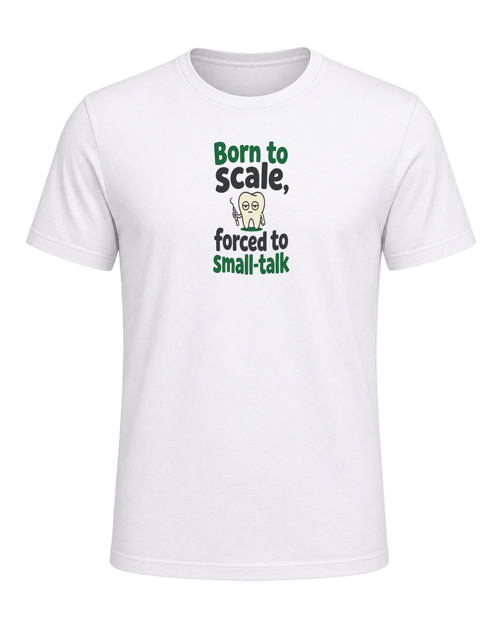 Born to scale, forced to small-talk — White
