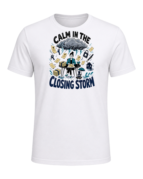 CALM IN THE CLOSING STORM — White