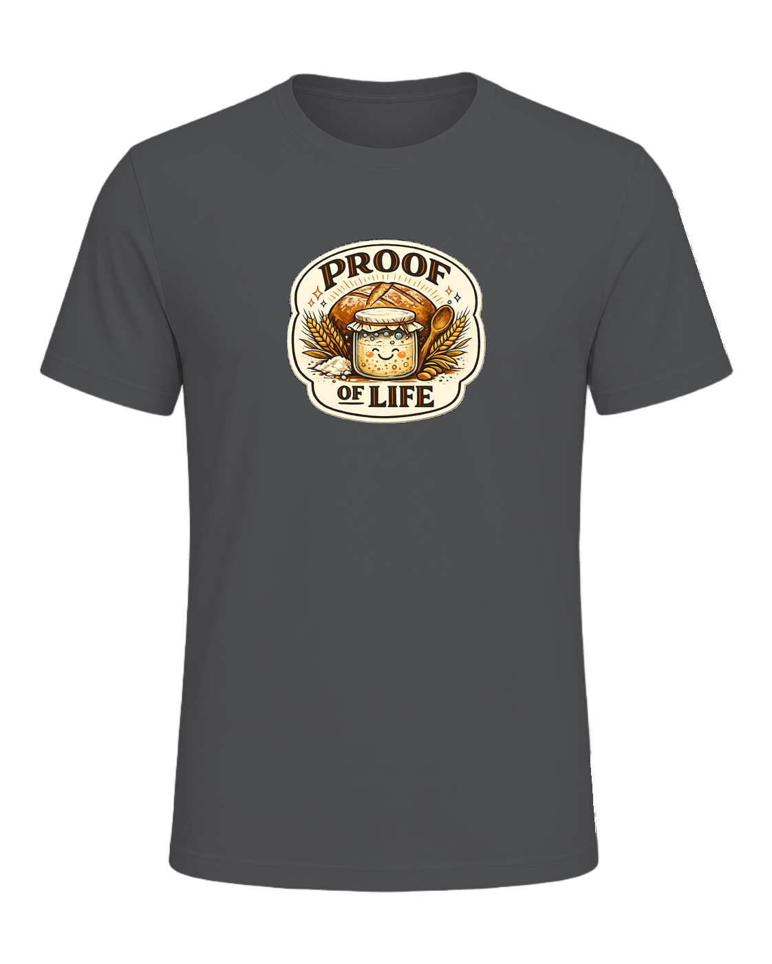 Proof Of Life Tee — Asphalt