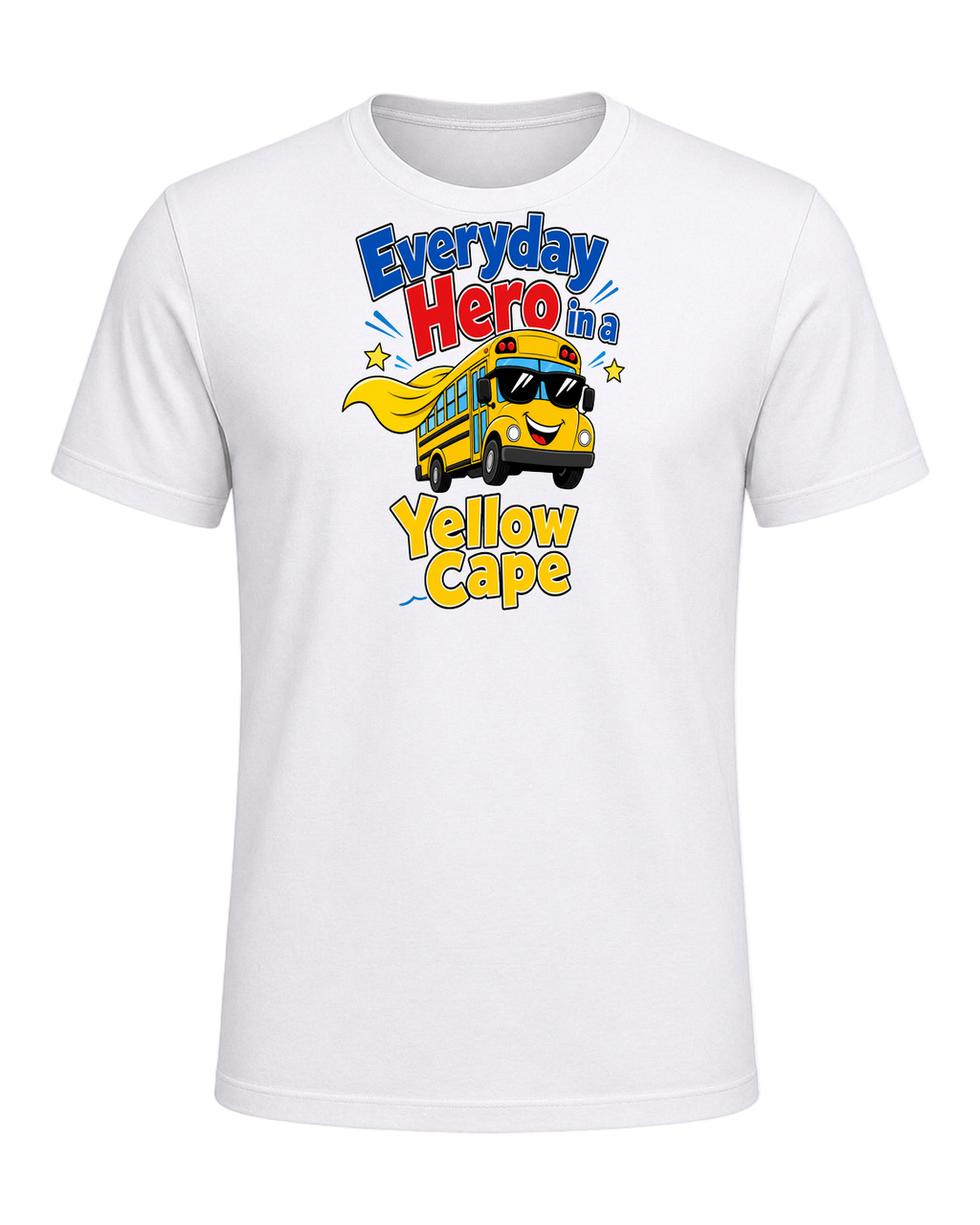 School Bus Driver — White