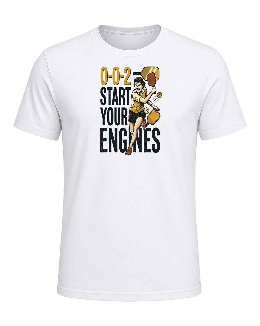 0-0-2 START YOUR ENGINES — White