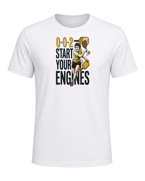 0-0-2 START YOUR ENGINES — White