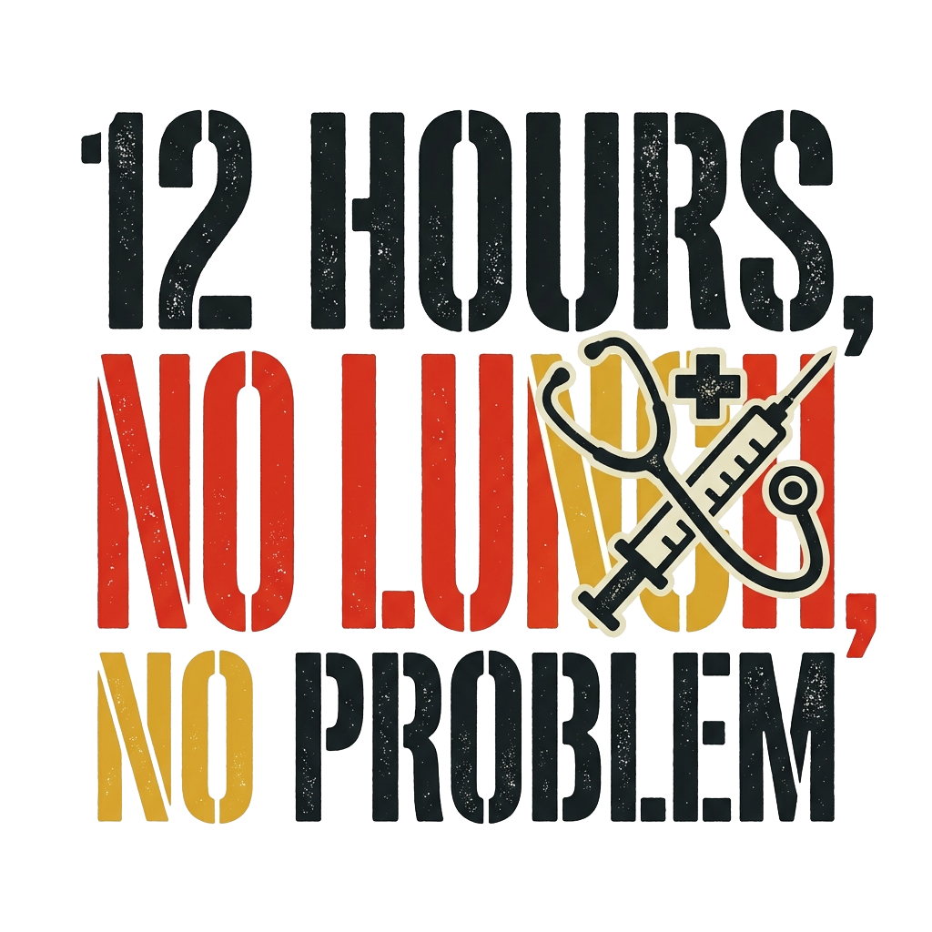 12 HOURS, NO LUNCH, NO PROBLEM