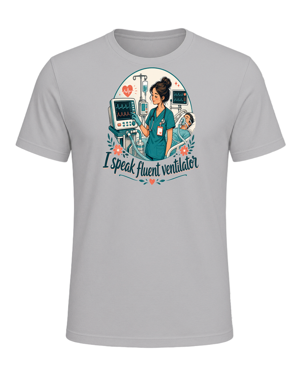 I speak fluent ventilator — Athletic Heather