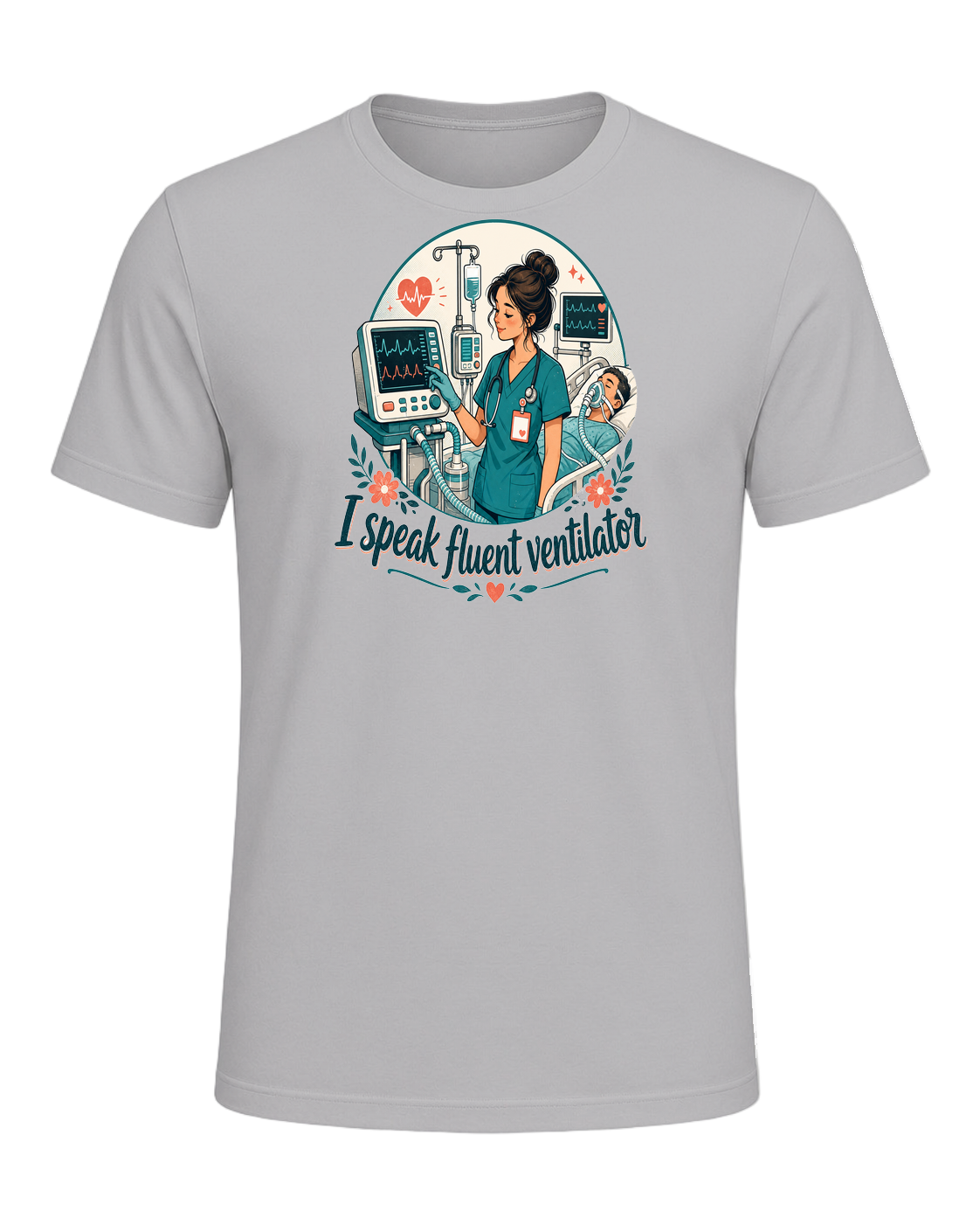I speak fluent ventilator — Athletic Heather