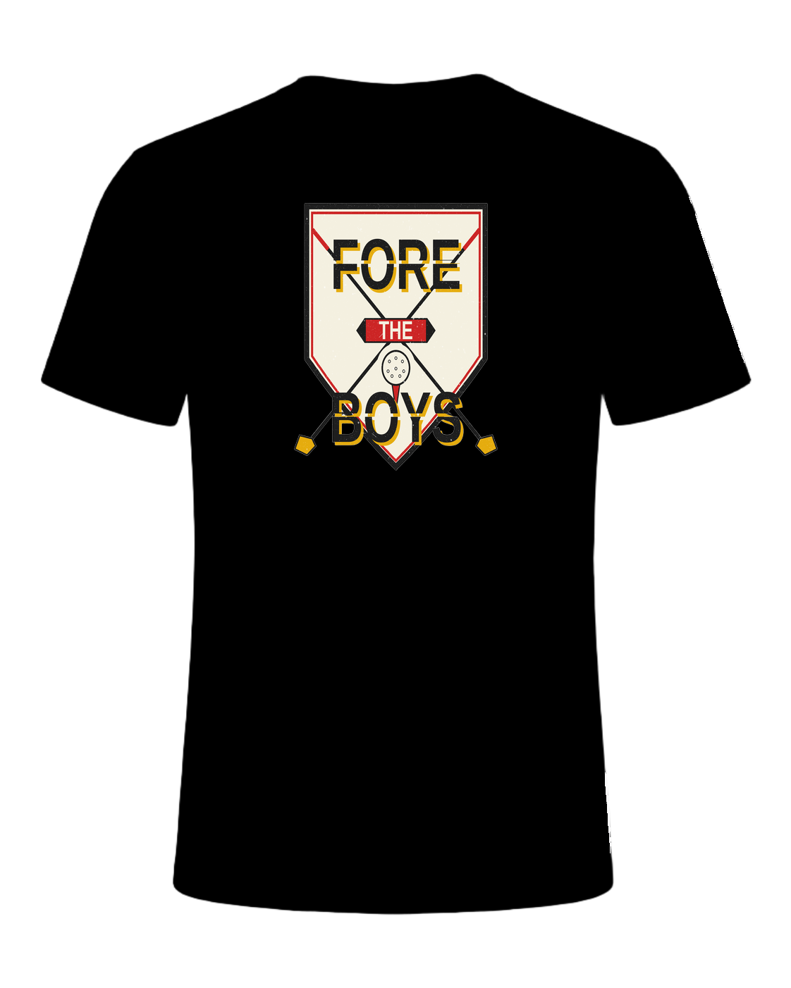 FORE THE BOYS — Black