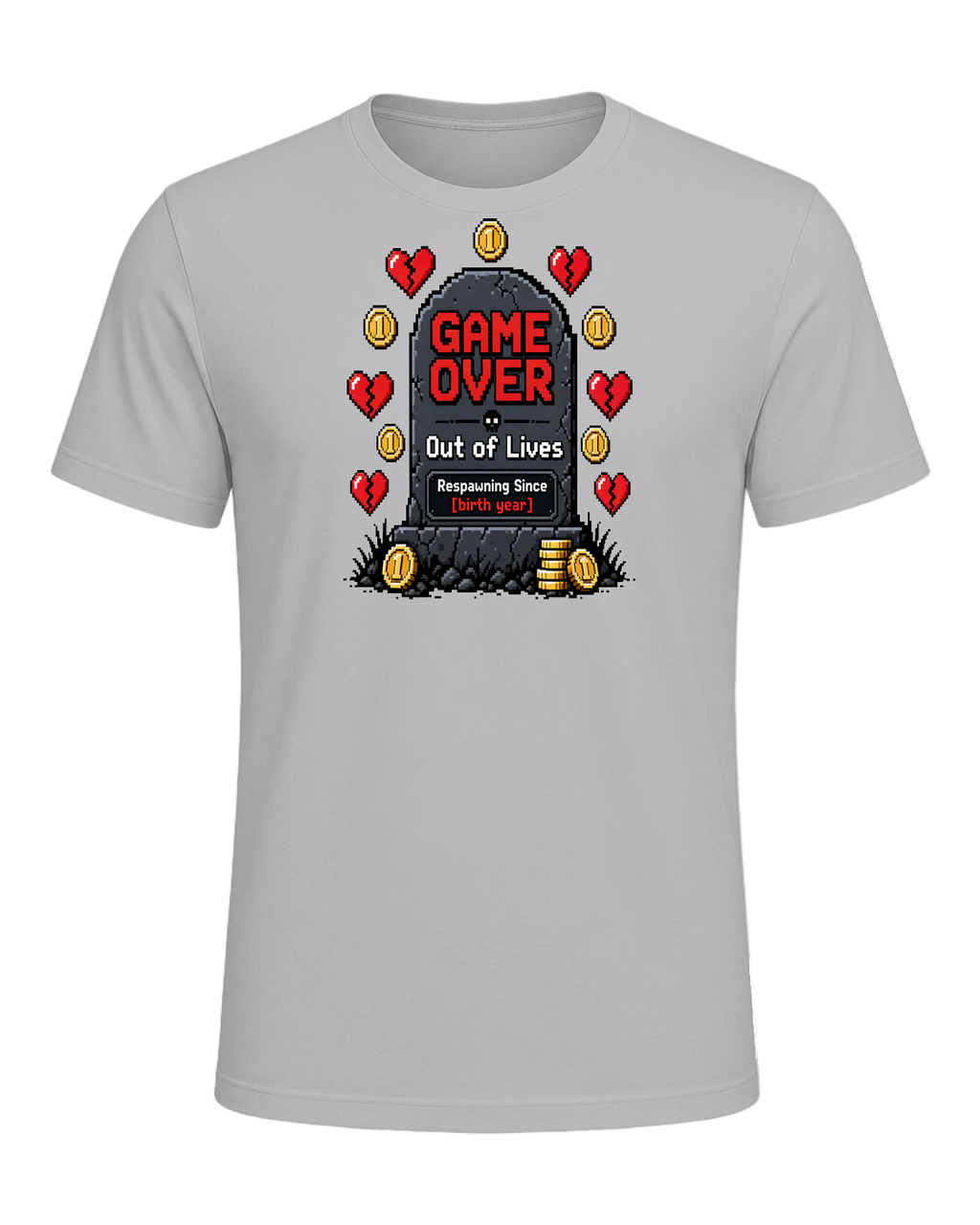 Game Over Humor — Athletic Heather