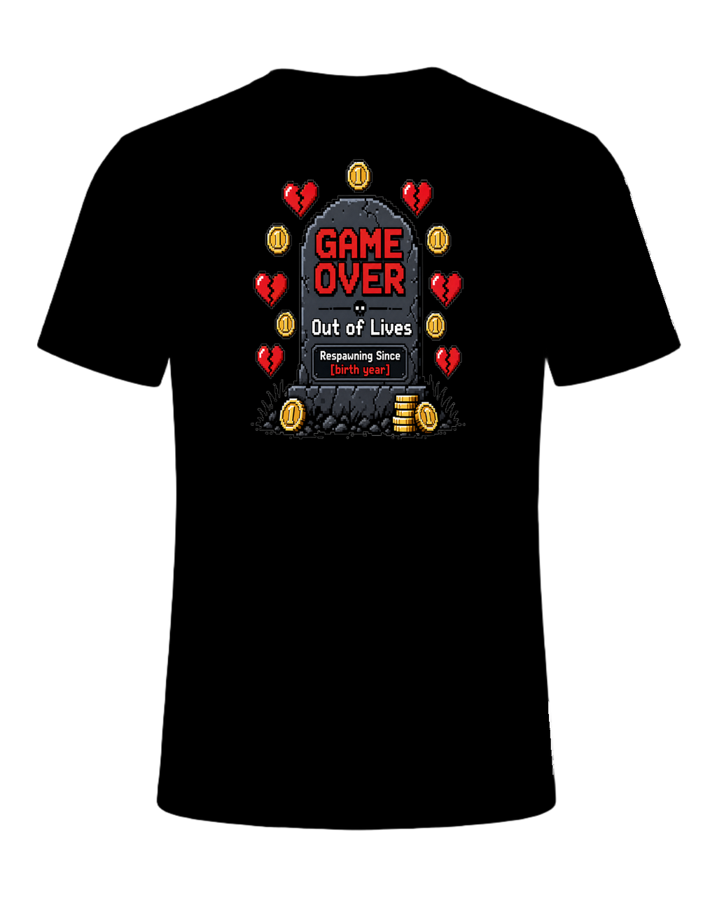 Game Over Humor — Black